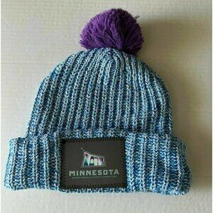 Love Your Melon Minnesota Super Bowl LII Host Committee Beanie Pom Knit Hat Blue